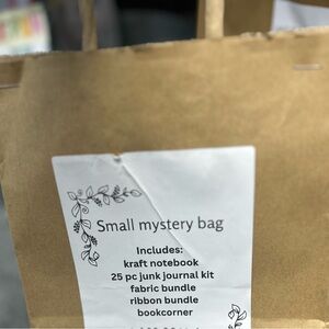 Small Mystery Bag with Kraft Notebook